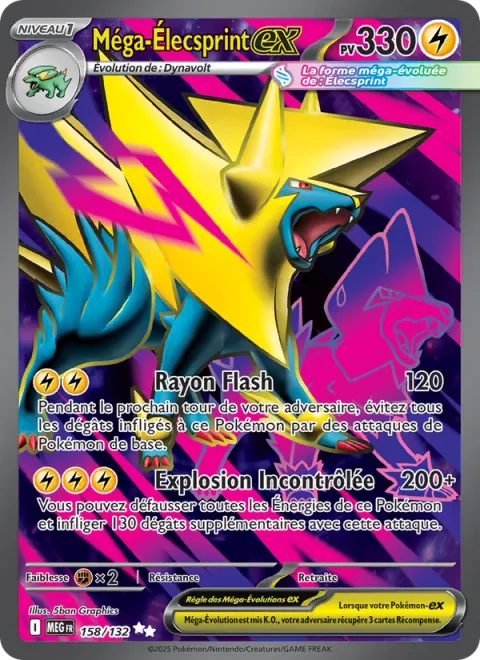 Mega Manectric ex [Flash Ray | Riotious Blasting]