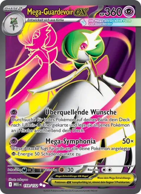 Mega Gardevoir ex [Overflowing Wishes | Mega Symphonia]