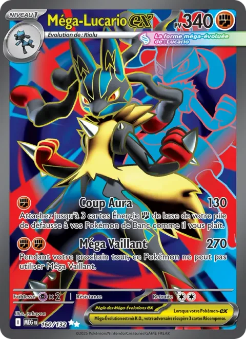 Mega Lucario ex [Aura Jab | Mega Brave]