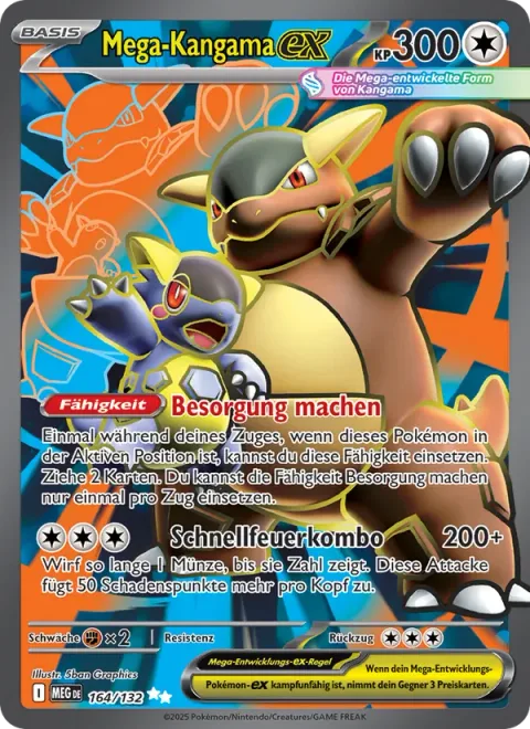 Mega Kangaskhan ex [Run Errand | Rapid-Fire Combo]