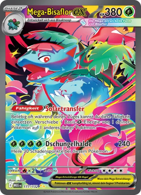 Mega Venusaur ex [Solar Transfer | Jungle Dump]