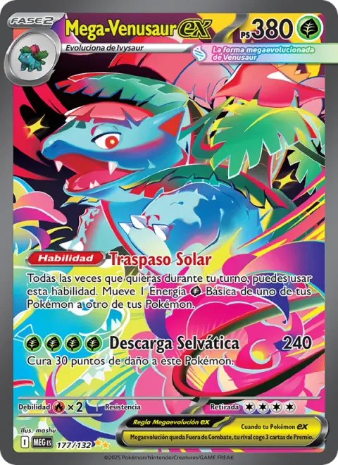 Mega Venusaur ex [Solar Transfer | Jungle Dump]