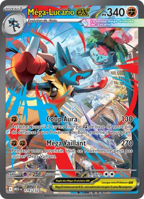 Mega Lucario ex [Aura Jab | Mega Brave]