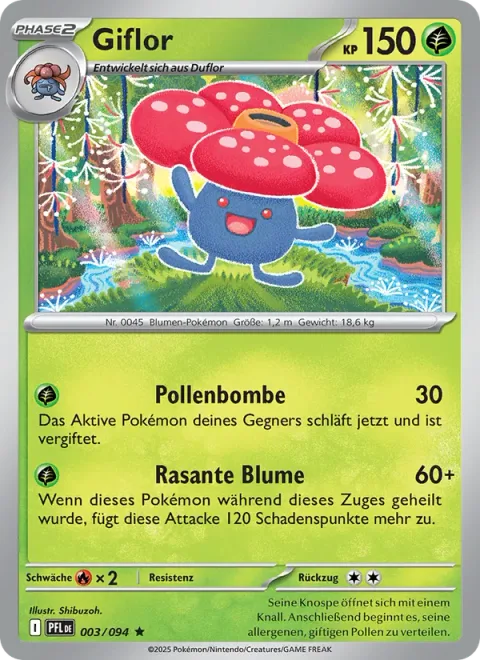 Vileplume [Pollen Bomb | Lively Flower]