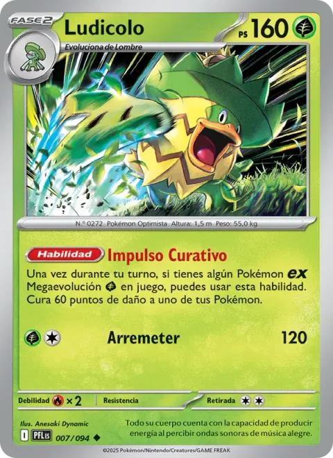 Ludicolo [Excited Heal | Lunge Out]