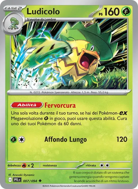 Ludicolo [Excited Heal | Lunge Out]
