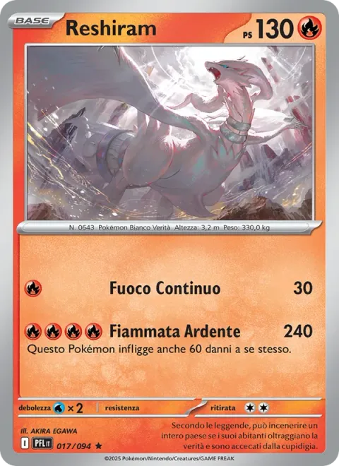 Reshiram [Combustion | Burning Flare]