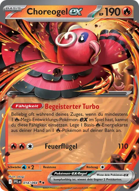Oricorio ex [Excited Turbo | Fire Wing]