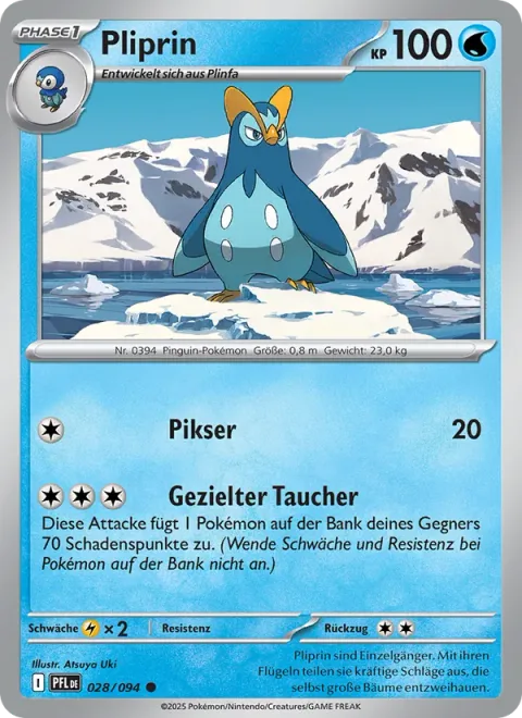 Prinplup [Peck | Targeted Dive]