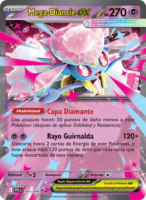 Mega Diancie ex [Diamond Coat | Garland Ray]