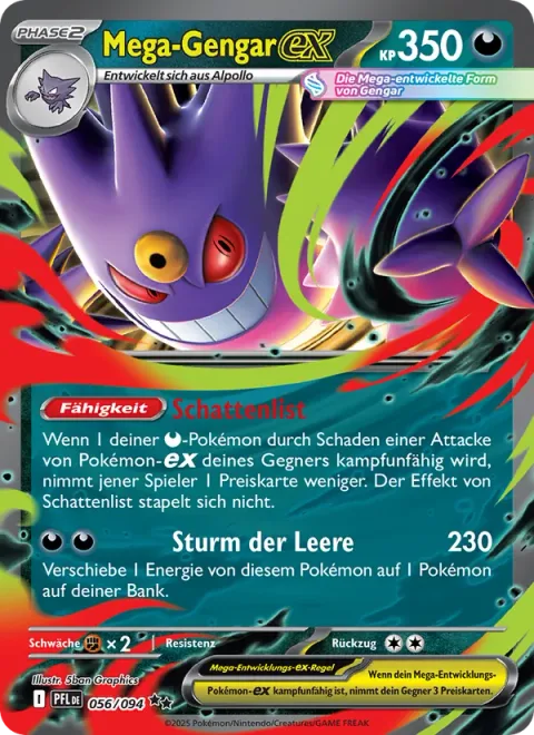 Mega Gengar ex [Shadowy Concealment | Void Gale]