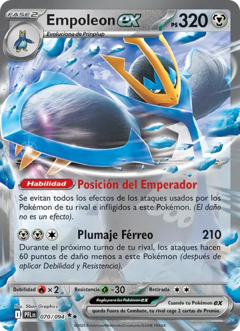 Empoleon ex [Emperor's Stance | Iron Feathers]