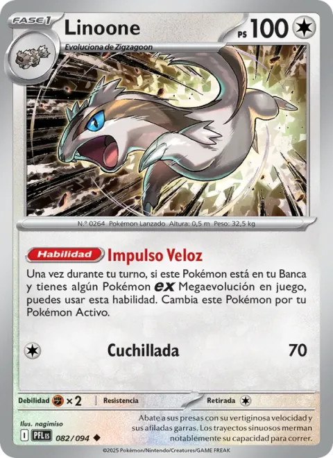 Linoone [Excited Dash | Slash]