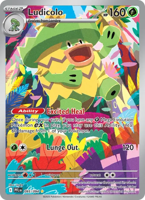 Ludicolo [Excited Heal | Lunge Out]