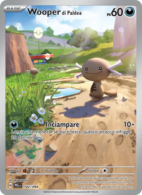Paldean Wooper [Trip Over]