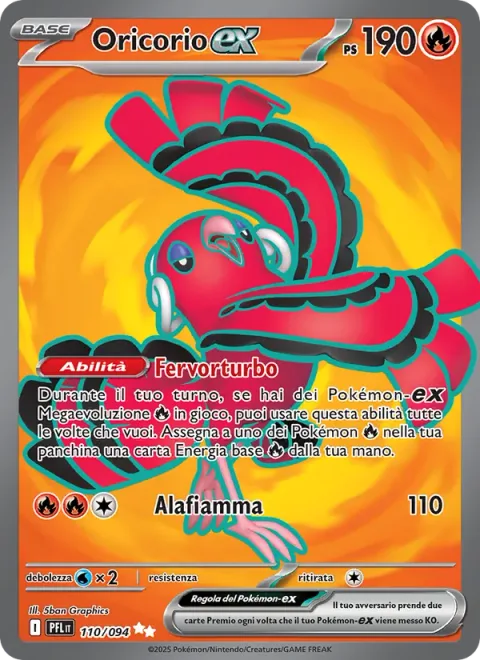 Oricorio ex [Excited Turbo | Fire Wing]
