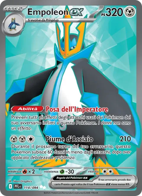 Empoleon ex [Emperor's Stance | Iron Feathers]