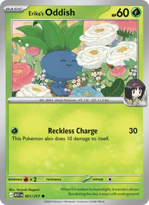 Erika's Oddish [Reckless Charge]