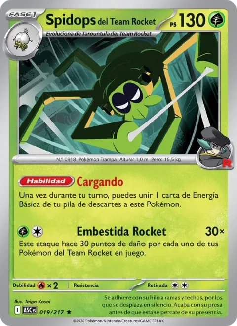 Team Rocket's Spidops [Charging Up | Rocket Rush]