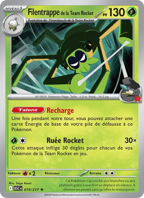 Team Rocket's Spidops [Charging Up | Rocket Rush]
