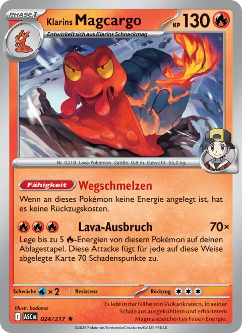 Ethan's Magcargo [Melt Away | Lava Burst]