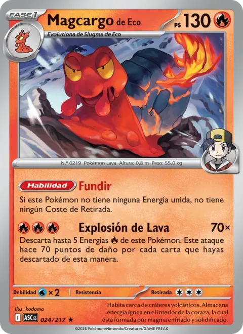 Ethan's Magcargo [Melt Away | Lava Burst]