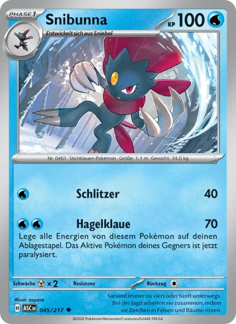 Weavile [Slash | Hail Claw]
