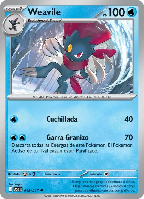 Weavile [Slash | Hail Claw]