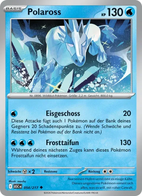 Glastrier [Ice Shot | Frosty Typhoon]