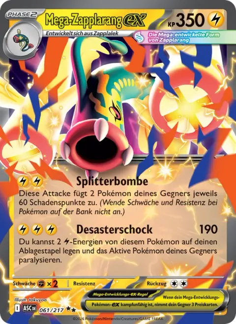 Mega Eelektross ex [Split Bomb | Disaster Shock]