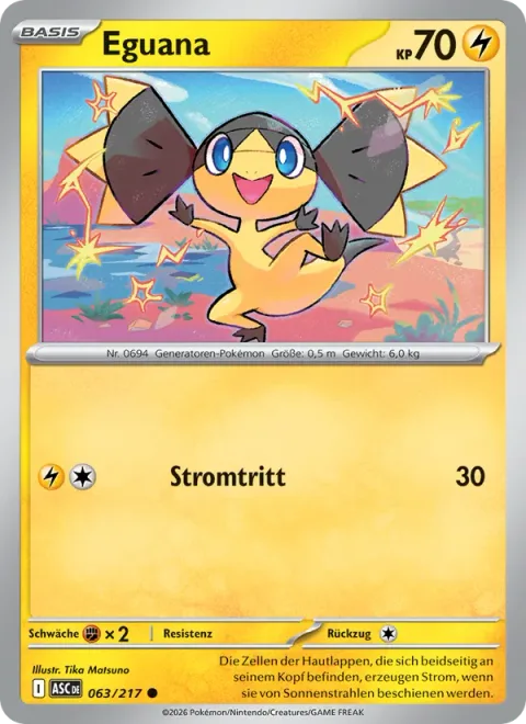 Helioptile [Zap Kick]