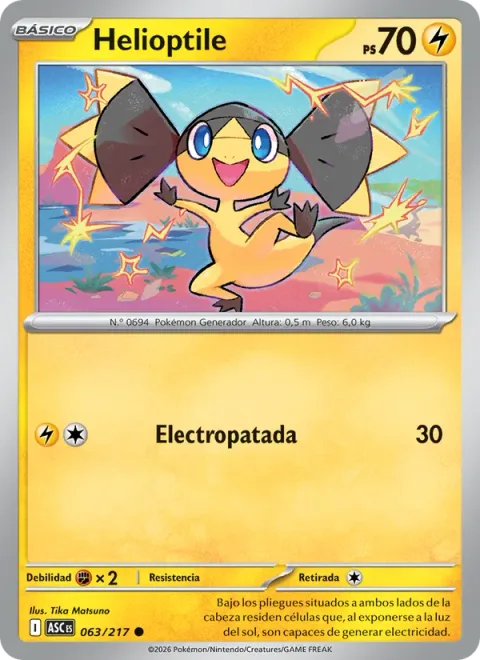 Helioptile [Zap Kick]