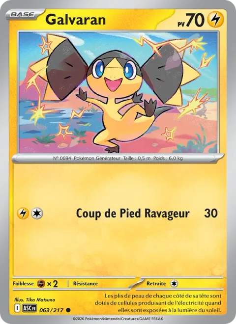Helioptile [Zap Kick]