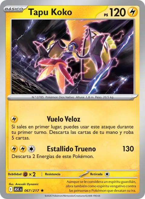 Tapu Koko [Fast Flight | Thunder Blast]