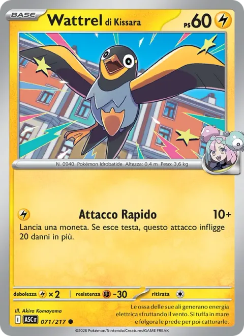 Iono's Wattrel [Quick Attack]