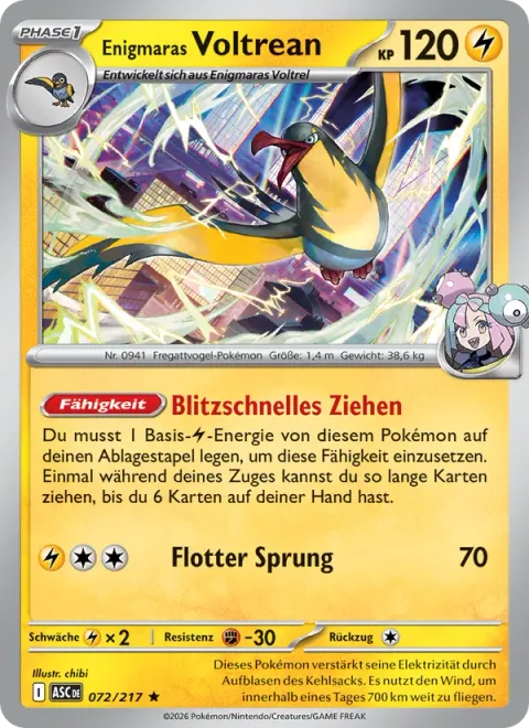 Iono's Kilowattrel [Flashing Draw | Mach Bolt]