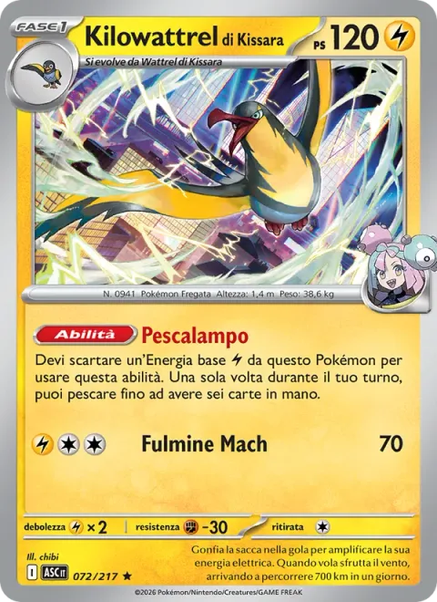 Iono's Kilowattrel [Flashing Draw | Mach Bolt]
