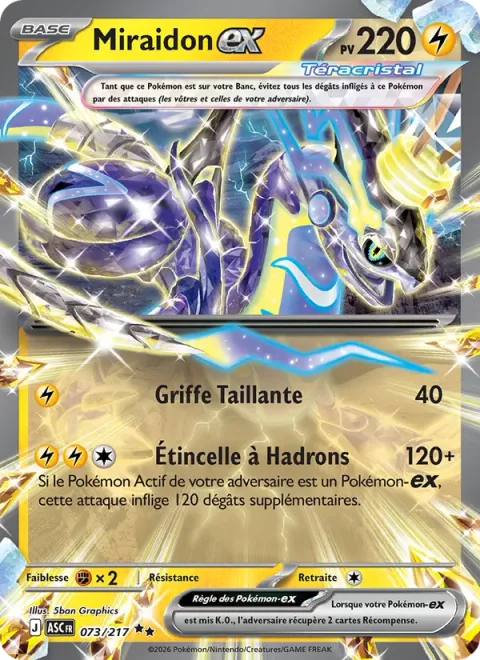 Miraidon ex [Slashing Claw | Hadron Spark]