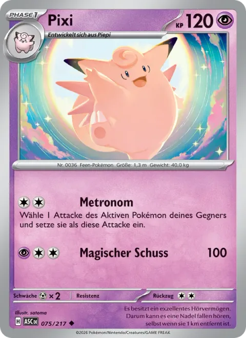 Clefable [Metronome | Magical Shot]
