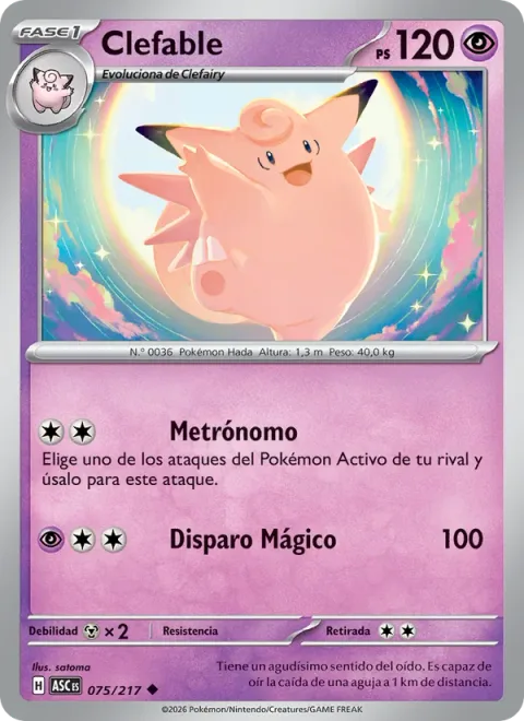 Clefable [Metronome | Magical Shot]