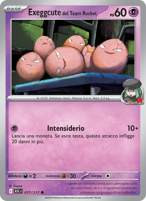 Team Rocket's Exeggcute [Focused Wish]