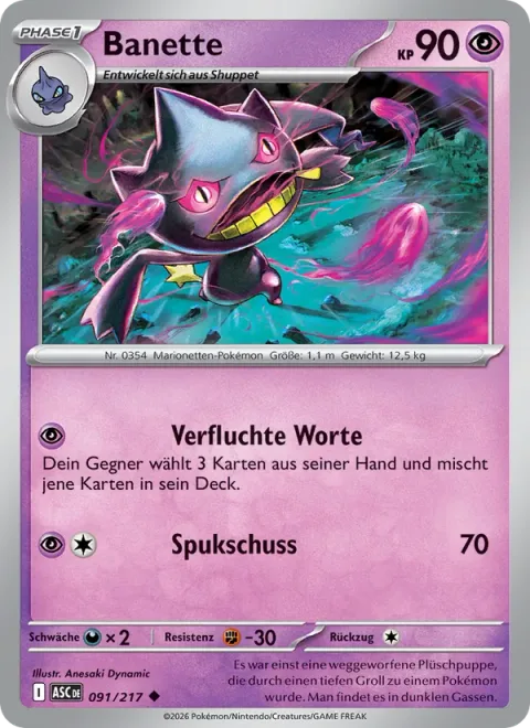 Banette [Cursed Words | Spooky Shot]