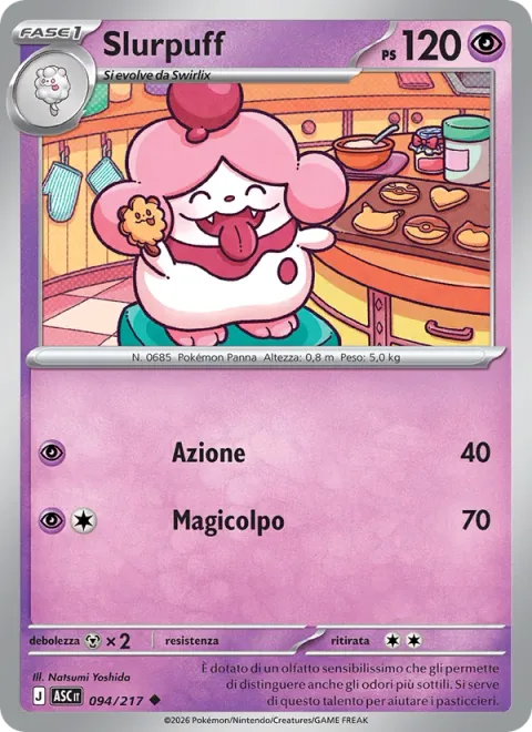 Slurpuff [Tackle | Magical Shot]