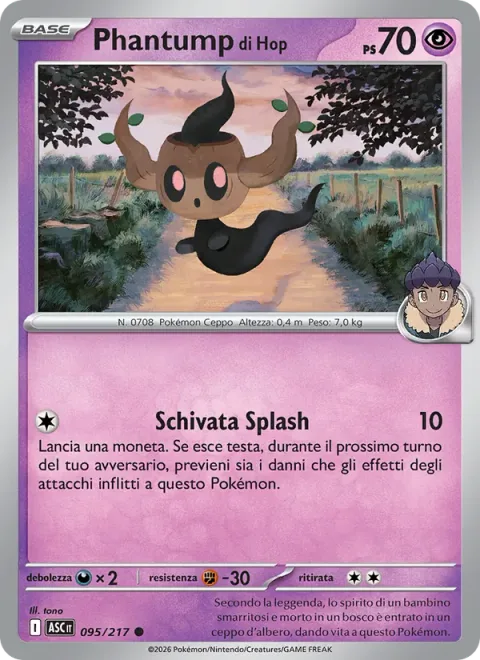 Hop's Phantump [Splashing Dodge]