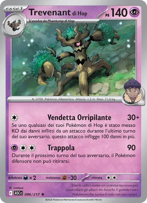 Hop's Trevenant [Horrifying Revenge | Corner]