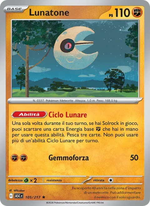 Lunatone [Lunar Cycle | Power Gem]