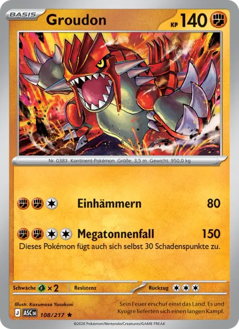 Groudon [Hammer In | Megaton Fall]