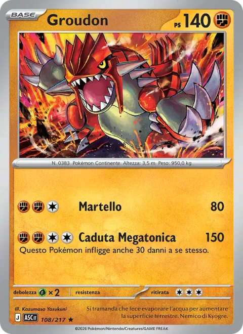 Groudon [Hammer In | Megaton Fall]