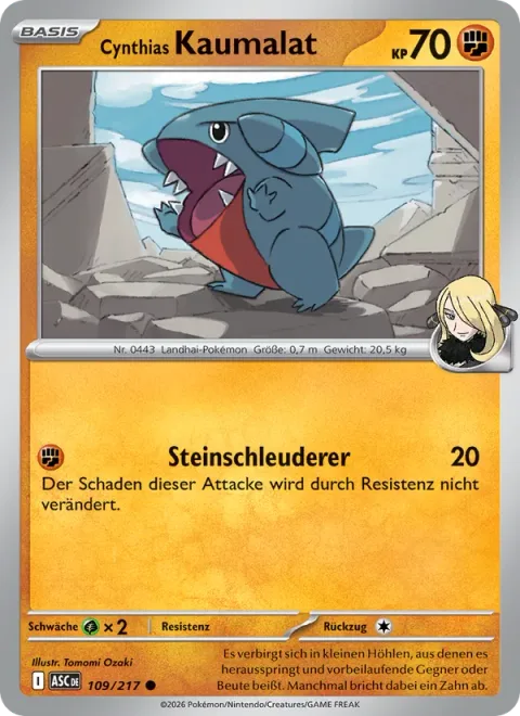 Cynthia's Gible [Rock Hurl]