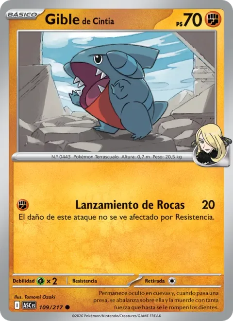 Cynthia's Gible [Rock Hurl]